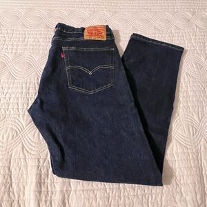 Levi's Men's Dark Indigo Straight Jeans